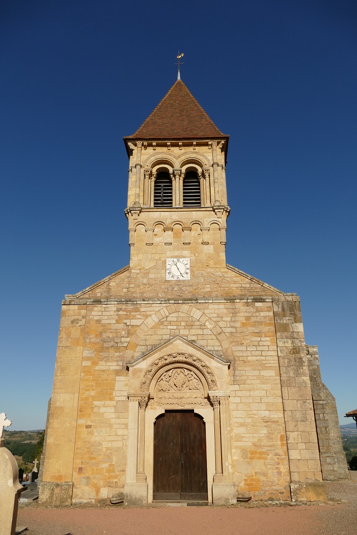 romanische Kirche, 12. JH, Saint-Julien-de-Jonzy