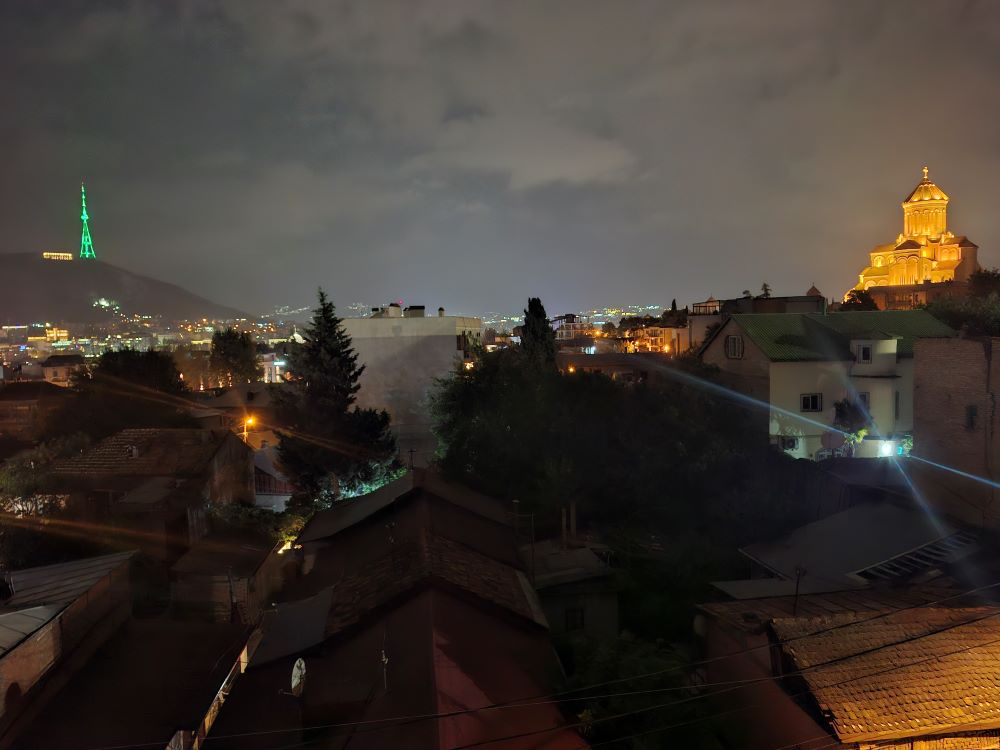 Blick aus dem Clocks Hotel