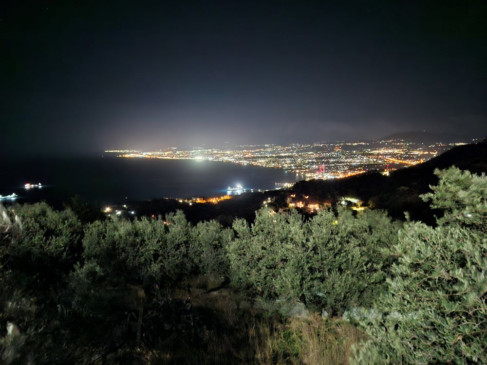 Blick auf Iraklio von Papadakis Tavenerna