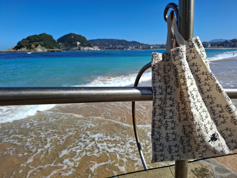 die Schafe in Donostia/San Sebastian