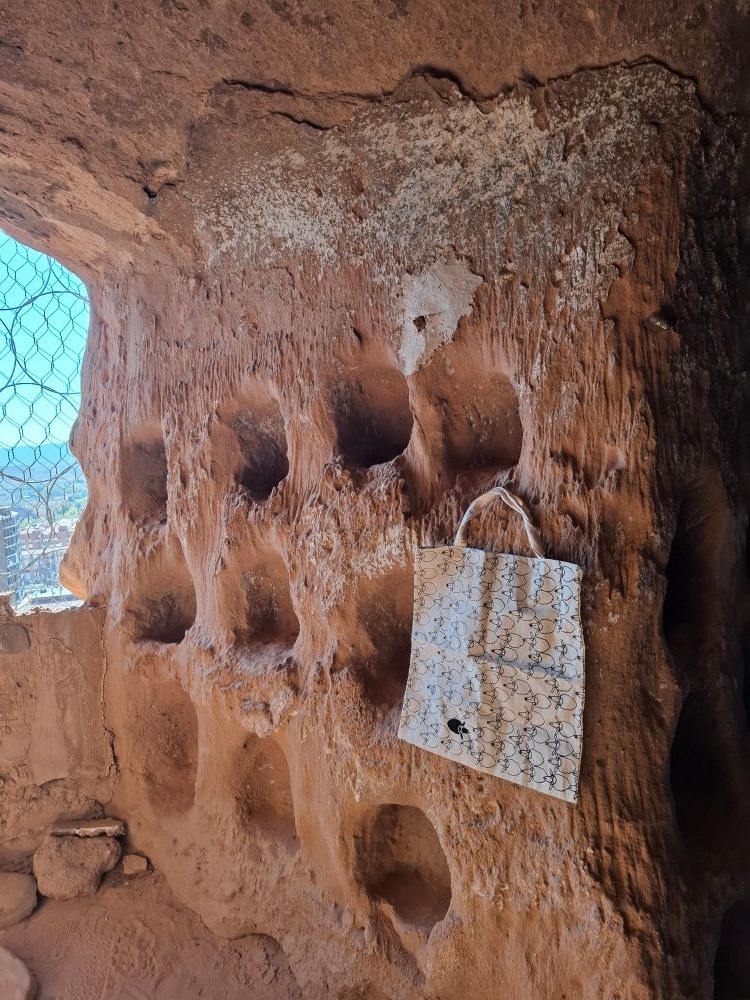 Schafe in den Cuevas de los Cien Pilares