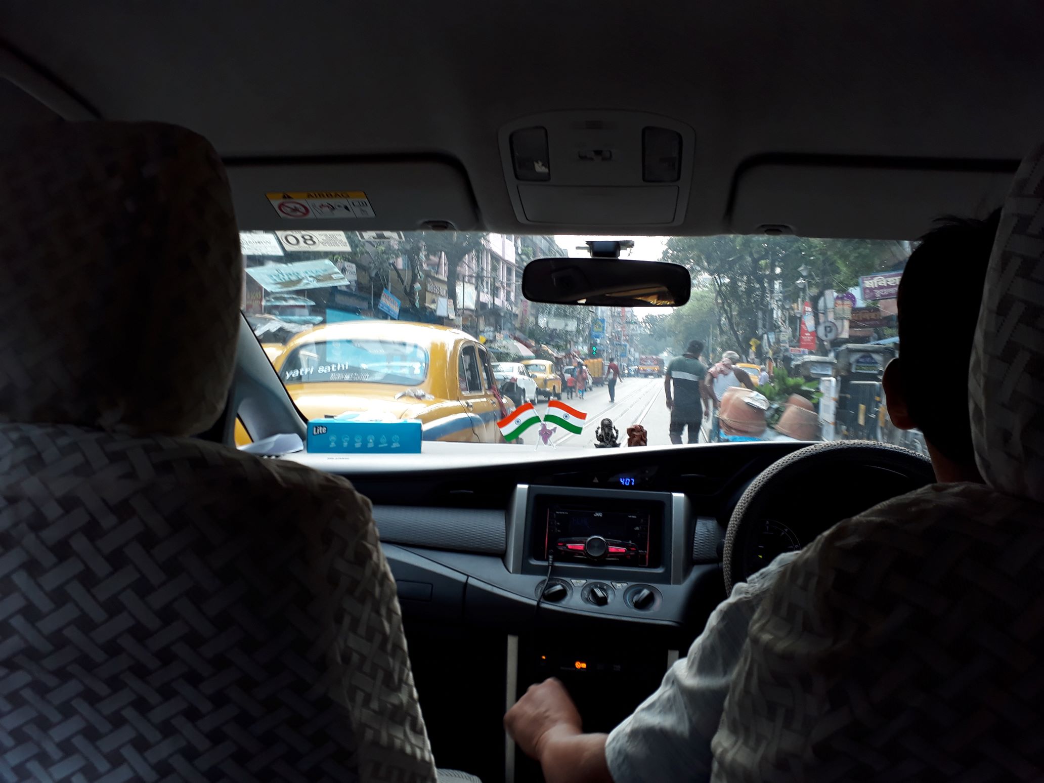 Kolkata Oktober 2023 Fahrt durch die Innenstadt Kolkata Oktober 2023 Fahrt durch die Innenstadt